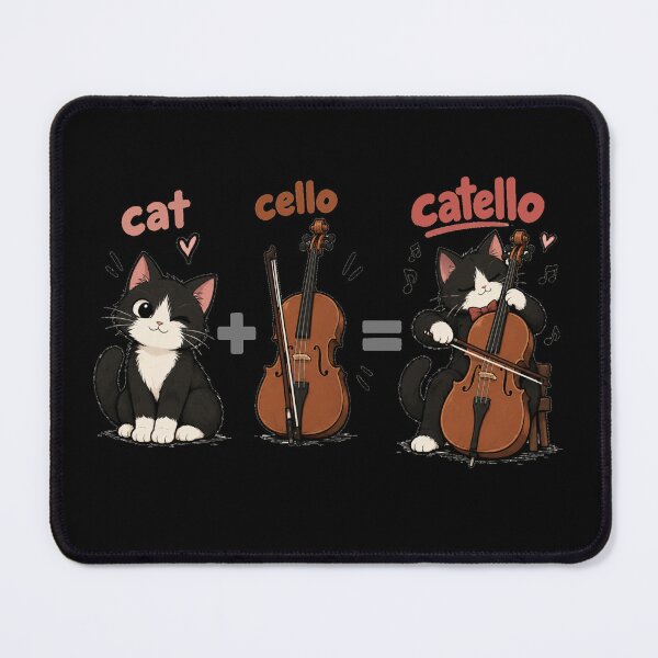 Item preview, Cat + cello = catello designed and sold by Konvero.