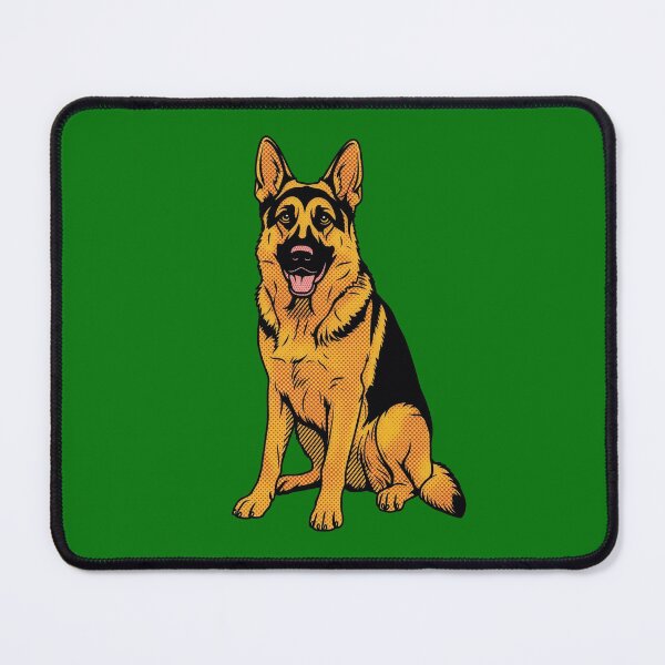 Item preview, Pop Art German Shepherd Dog Retro Comic Illustration designed and sold by Terry Bain.