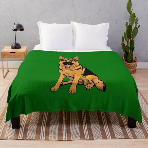 Item preview, Pop Art German Shepherd Dog Retro Comic Illustration designed and sold by Terry Bain.