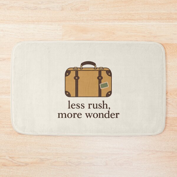 Item preview, Less Rush More Wonder Travel designed and sold by Mostafa Studio.