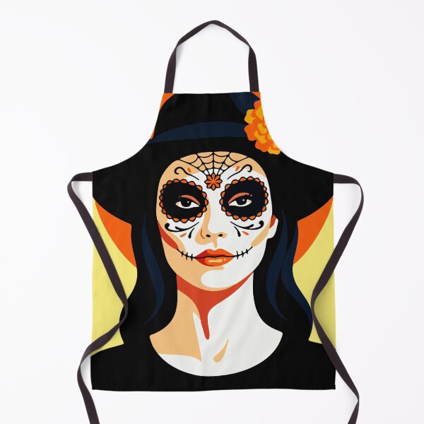 Item preview, Catrina Flat Color Art | Day of the Dead Mexican Sugar Skull designed and sold by  Ojo de Lilith.