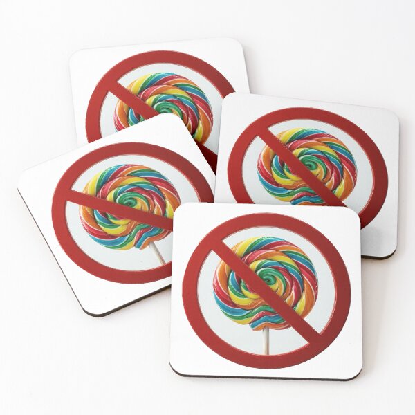 Item preview, No Suckers Rainbow Swirl Lollipop Sweets Graphic designed and sold by NotSoSubtleRosiePeas.