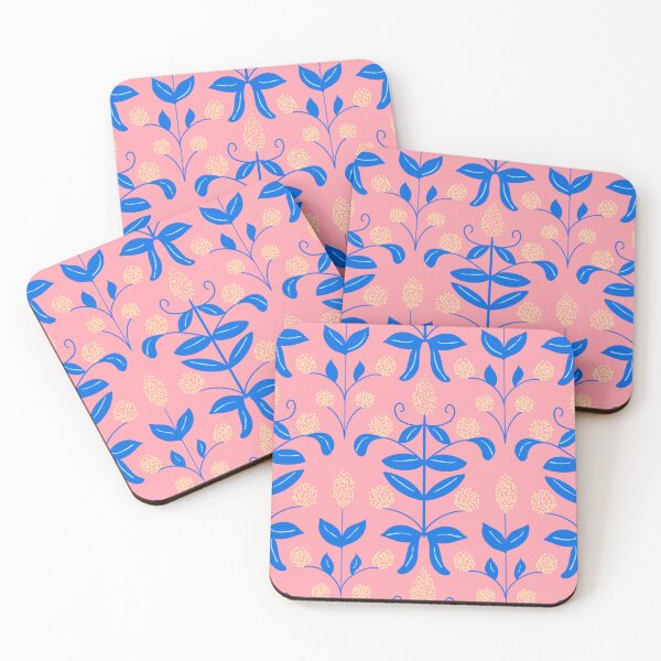 Item preview, Contemporary Pattern in Peach and Blue designed and sold by LaRoach Digital Arts.