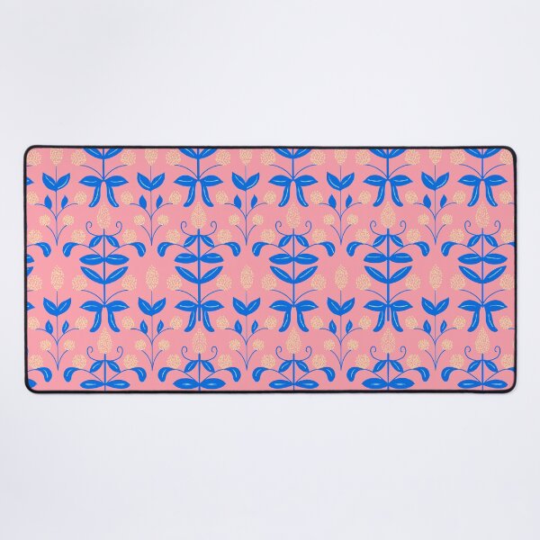 Item preview, Contemporary Pattern in Peach and Blue designed and sold by LaRoach Digital Arts.