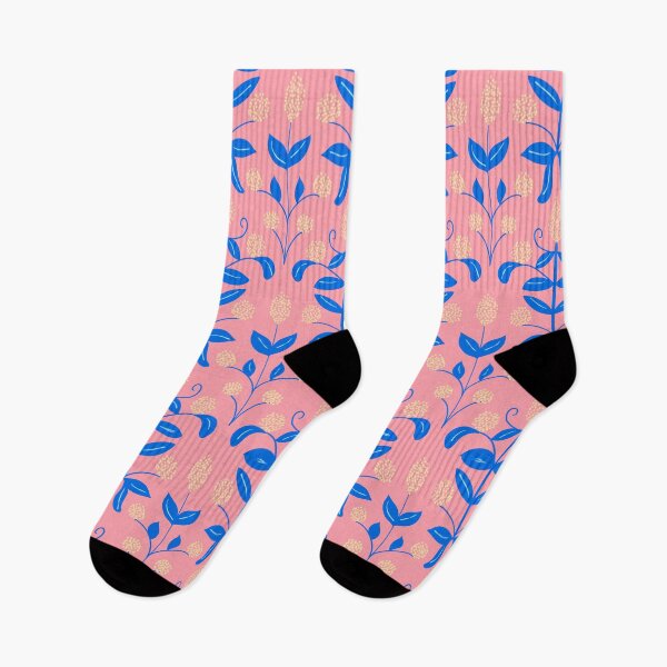 Item preview, Contemporary Pattern in Peach and Blue designed and sold by LaRoach Digital Arts.