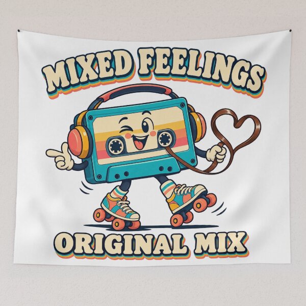 Item preview, Retro Cassette Mixed Feelings Original Mix designed and sold by SAS-Designer.