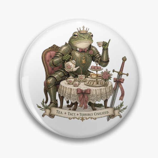 Item preview, Frog Knight Tea Tact Terribly Civilized Medieval Fantasy designed and sold by dschiffer12.