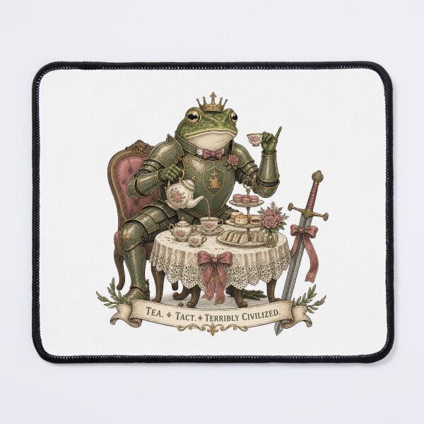 Item preview, Frog Knight Tea Tact Terribly Civilized Medieval Fantasy designed and sold by dschiffer12.
