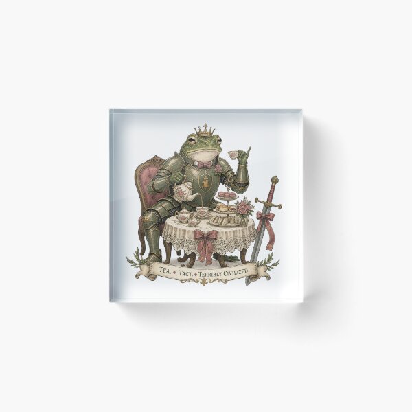 Item preview, Frog Knight Tea Tact Terribly Civilized Medieval Fantasy designed and sold by dschiffer12.