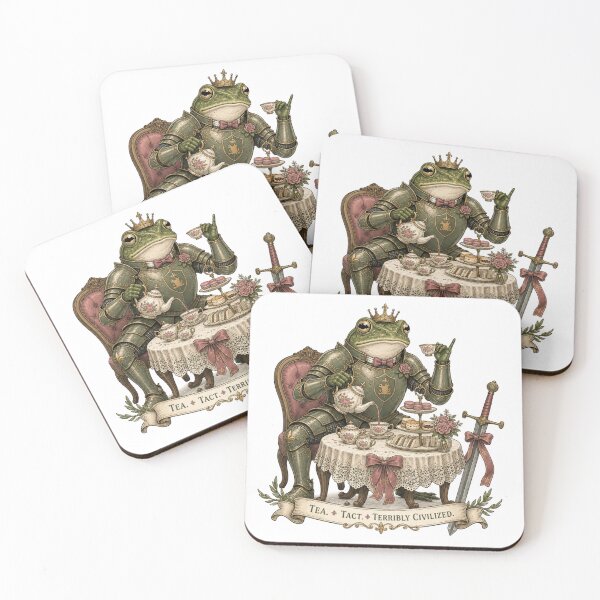 Item preview, Frog Knight Tea Tact Terribly Civilized Medieval Fantasy designed and sold by dschiffer12.