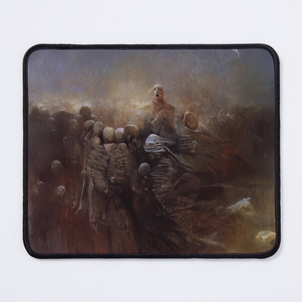 Item preview, zdzisław beksiński - untitled Zdzislaw Beksinski - Zdzislaw Beksinski canvas designed and sold by stevengrossman.