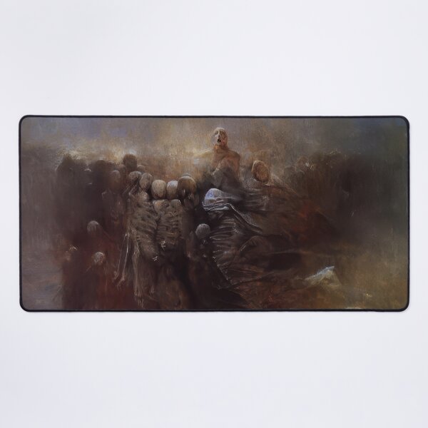 Item preview, zdzisław beksiński - untitled Zdzislaw Beksinski - Zdzislaw Beksinski canvas designed and sold by stevengrossman.
