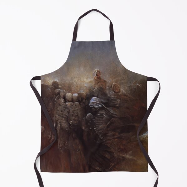 Item preview, zdzisław beksiński - untitled Zdzislaw Beksinski - Zdzislaw Beksinski canvas designed and sold by stevengrossman.