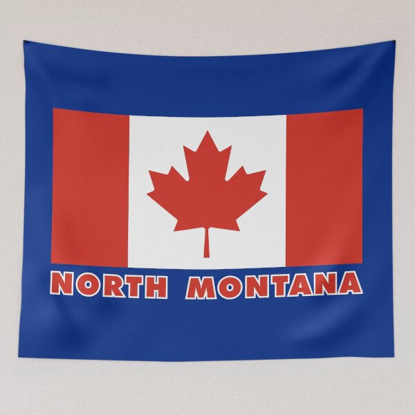 Item preview, Canadian Flag for North Montana designed and sold by Karate Octopus.