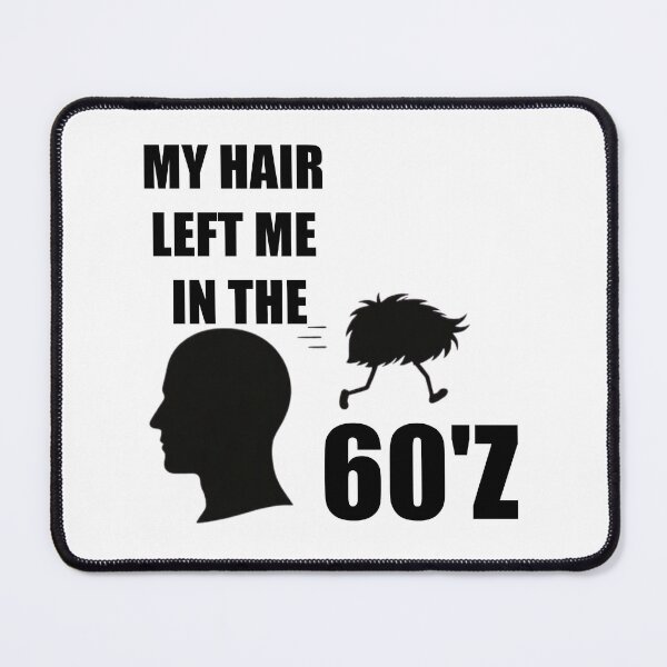 Item preview, funny hair loss, bald humor, aging joke design designed and sold by hardingcarl2.