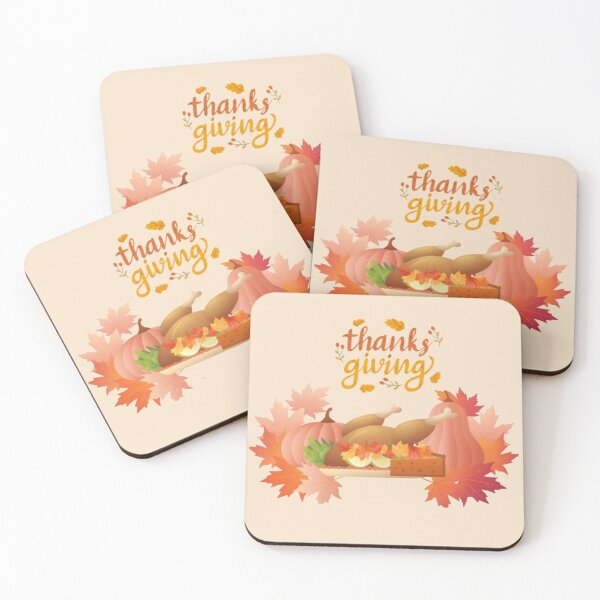 Item preview, Cozy Pastel Thanksgiving Aesthetic Pumpkin & Turkey Cute Autumn Art Board Print / Notebook / Gift designed and sold by ORIGINS LINES.
