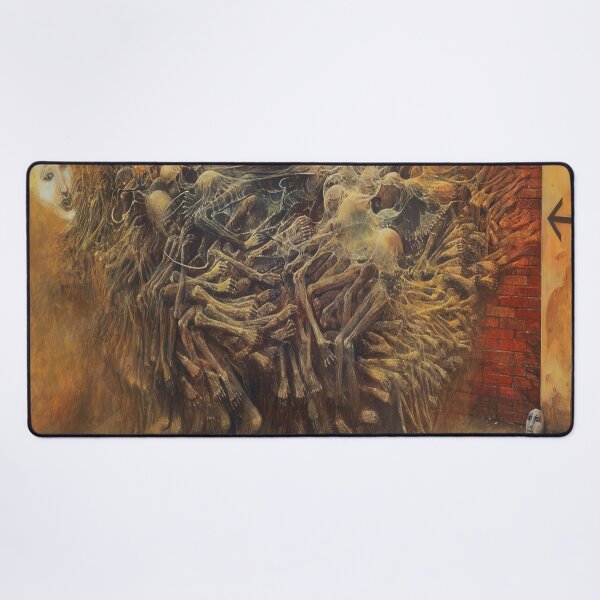 Item preview, zdzisław beksiński - untitled Zdzislaw Beksinski - Zdzislaw Beksinski canvas designed and sold by stevengrossman.