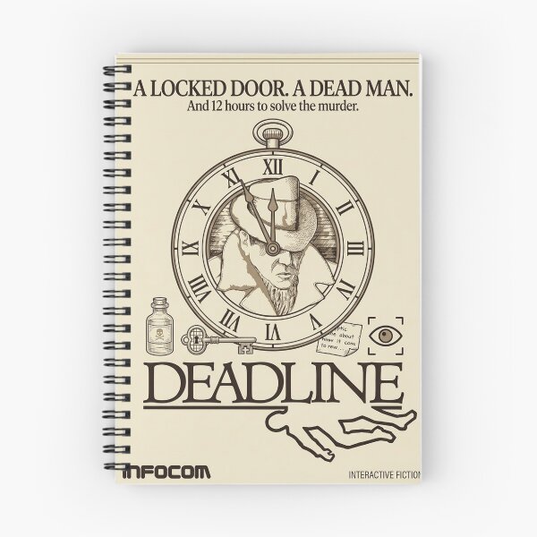 Item preview, 80s Text Adventure -Deadline - Infocom Murder Mystery designed and sold by CleverCulture.