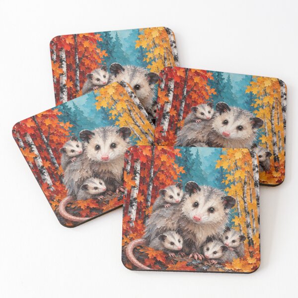 Item preview, Autumn opossum resilience designed and sold by scicilysimonee.