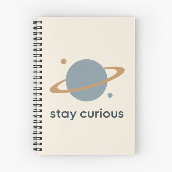 Item preview, Stay Curious Minimalist Ringed Planet designed and sold by Mostafa Studio.