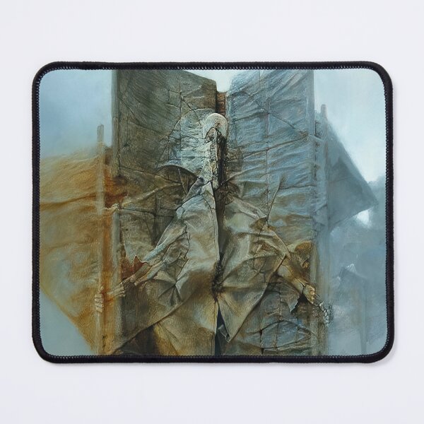 Item preview, zdzisław beksiński - untitled Zdzislaw Beksinski - Zdzislaw Beksinski canvas designed and sold by stevengrossman.
