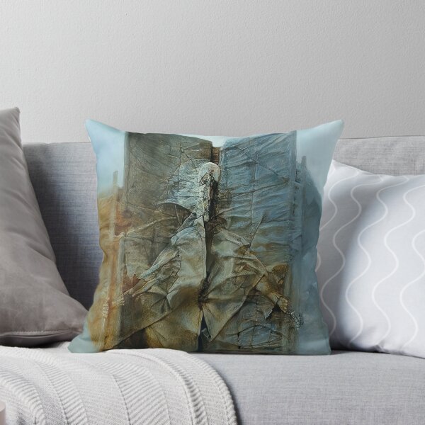 Item preview, zdzisław beksiński - untitled Zdzislaw Beksinski - Zdzislaw Beksinski canvas designed and sold by stevengrossman.