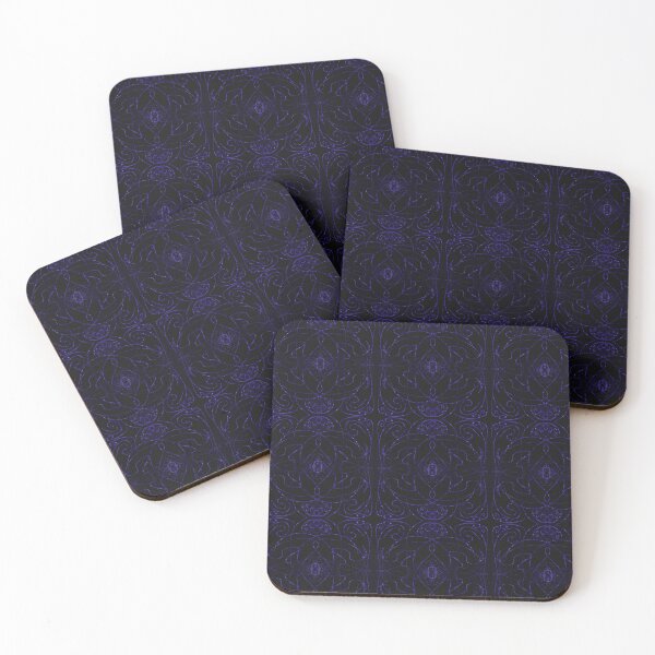 Item preview, Purple and Black Tile 6 designed and sold by CDCreativeWorks.