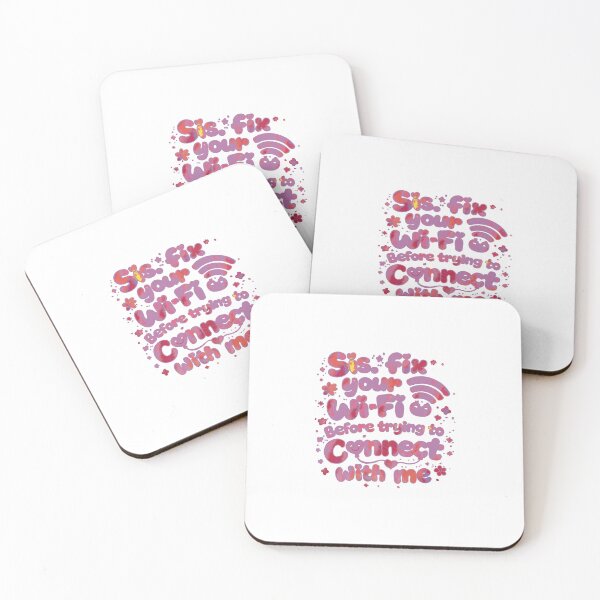 Item preview, Sis Fix Your Wi-Fi Before Connecting With Me - Funny Sarcastic Sister Quote designed and sold by chuckletuckle.