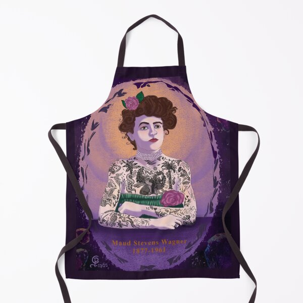 Item preview, Maud stevens wagner tattoo woman pioneer  designed and sold by Dragon2fly.