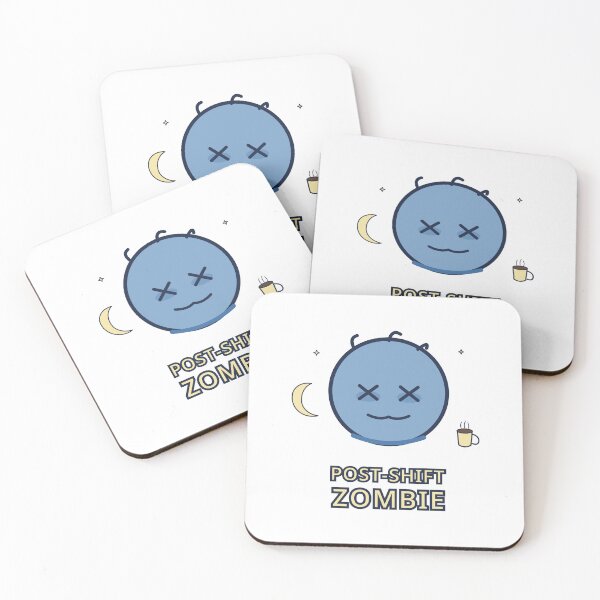 Item preview, Night Shift Nurse Sticker Post Shift Zombie Cute Gift designed and sold by Jacqueline Flynt.