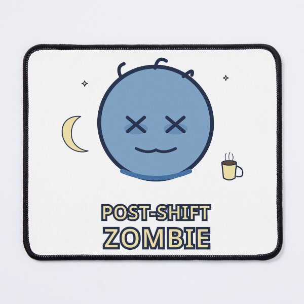 Item preview, Night Shift Nurse Sticker Post Shift Zombie Cute Gift designed and sold by Jacqueline Flynt.