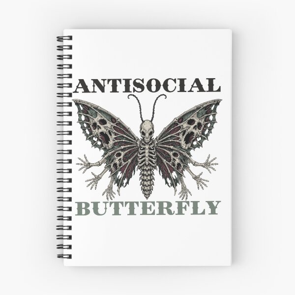 Aperçu de l'œuvre Papillon antisocial créée et vendue par Hexcellent Designs.