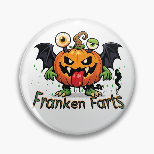 Item preview, Halloween Cartoon illustrtion Franken Farts silly Jack-o-lantern designed and sold by Art-Horizon.