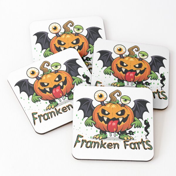 Item preview, Halloween Cartoon illustrtion Franken Farts silly Jack-o-lantern designed and sold by Art-Horizon.