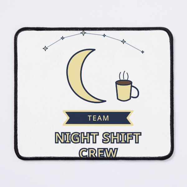 Item preview, Night Shift Nurse Sticker Team Night Shift Crew Gift designed and sold by Jacqueline Flynt.