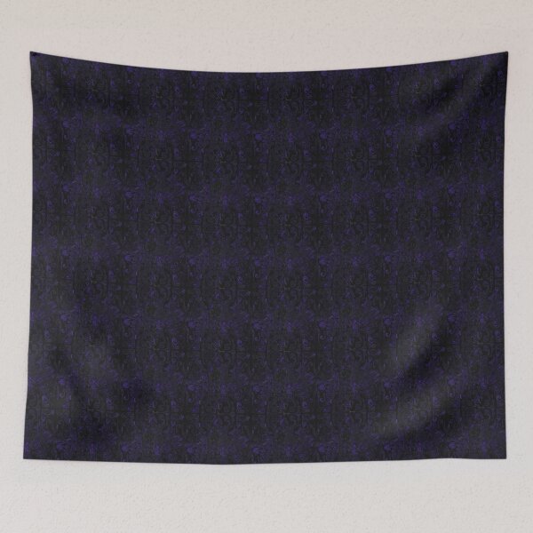 Item preview, Black and Purple Tile 5 designed and sold by CDCreativeWorks.