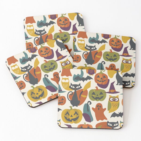 Item preview, Mid-Century Modern Halloween Pattern designed and sold by ShabanMerch⭐⭐⭐.
