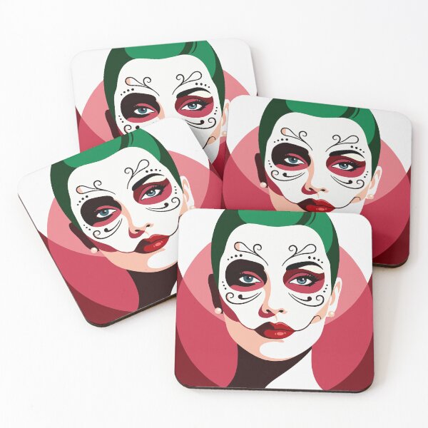 Item preview, Catrina Flat Color Art | Day of the Dead Mexican Sugar Skull designed and sold by  Ojo de Lilith.