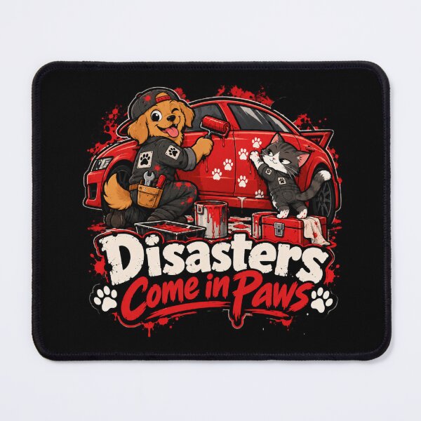 Item preview, Disasters come in paws designed and sold by Konvero.