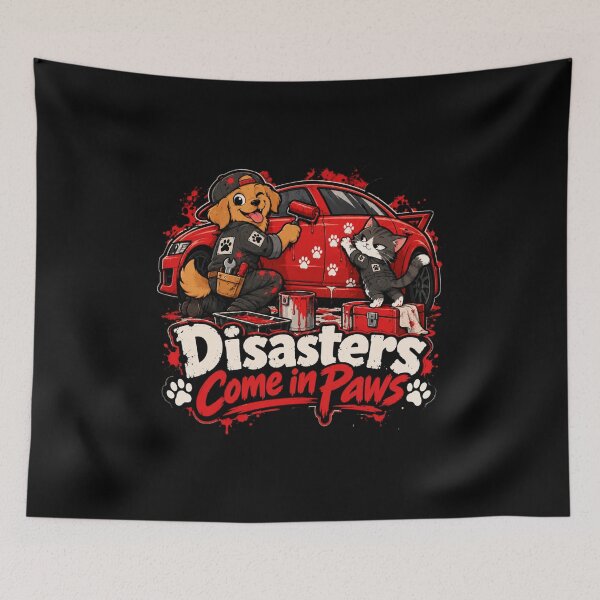 Item preview, Disasters come in paws designed and sold by Konvero.