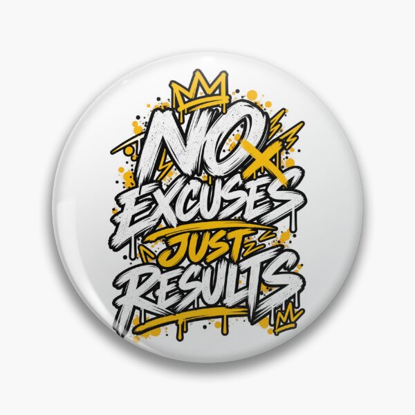 Item preview, NO EXCUSES — JUST RESULTS ⭐️⭐️⭐️⭐️⭐️ designed and sold by HT-Creative.