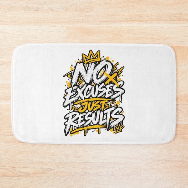 Item preview, NO EXCUSES — JUST RESULTS ⭐️⭐️⭐️⭐️⭐️ designed and sold by HT-Creative.