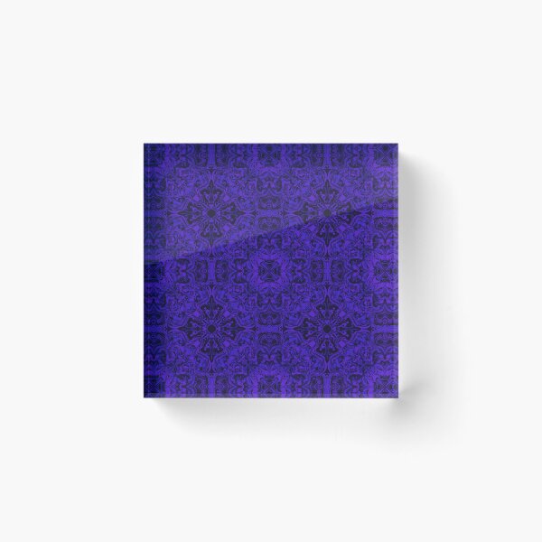 Item preview, Purple and Black Tile 2 designed and sold by CDCreativeWorks.