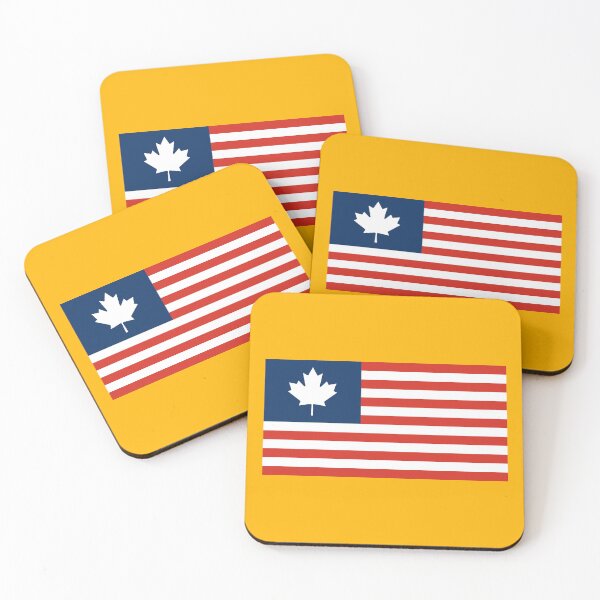 Item preview, Amerida Flag (with Blue Union) designed and sold by Karate Octopus.