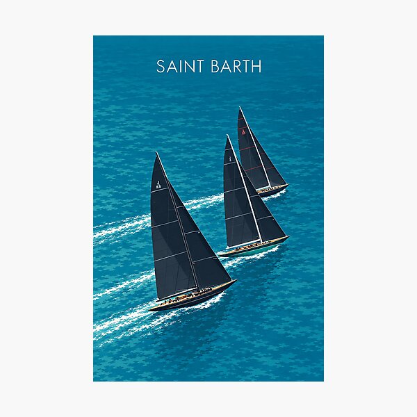 Item preview, SAINT BARTH — J-CLASS REGATTA designed and sold by Bodique.