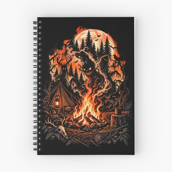 Item preview, Haunted Forest Campfire – Dark Woodland Horror designed and sold by SidTastic .