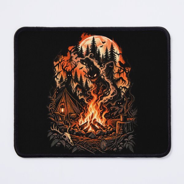 Item preview, Haunted Forest Campfire – Dark Woodland Horror designed and sold by SidTastic .
