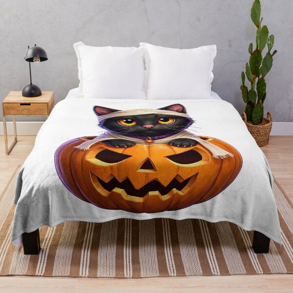 Item preview, Happy Meow-loween designed and sold by DynaMotionDesigns.