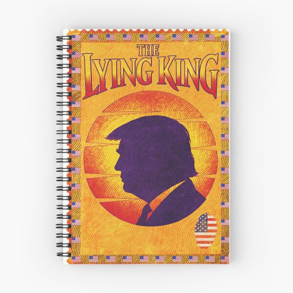 Item preview, The Lying King Funny Political Satire Postage Stamp designed and sold by Youngkev-arts.