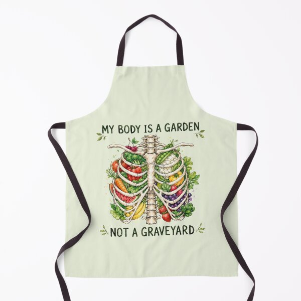 Item preview, My Body Is A Garden Not A Graveyard Vegan Plant-Based Diet Veganism designed and sold by Annika Shurafa.